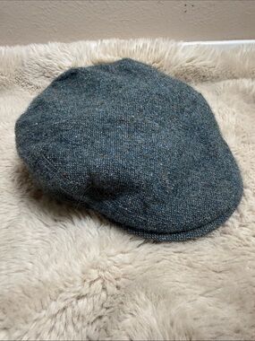 Jonathan Richard Donagel Tweed Cap Wool Large Vintage Made in Ireland